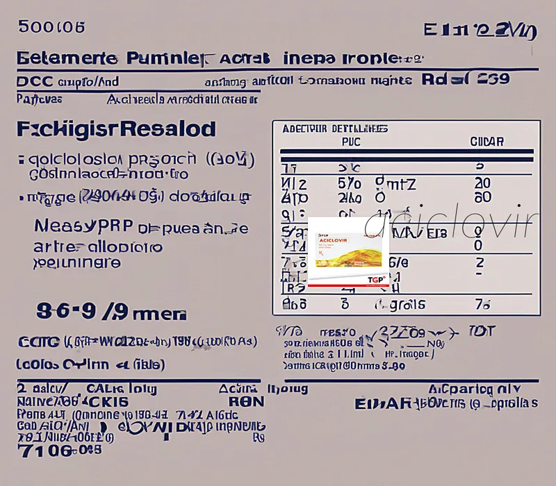 Aciclovir genfar precio